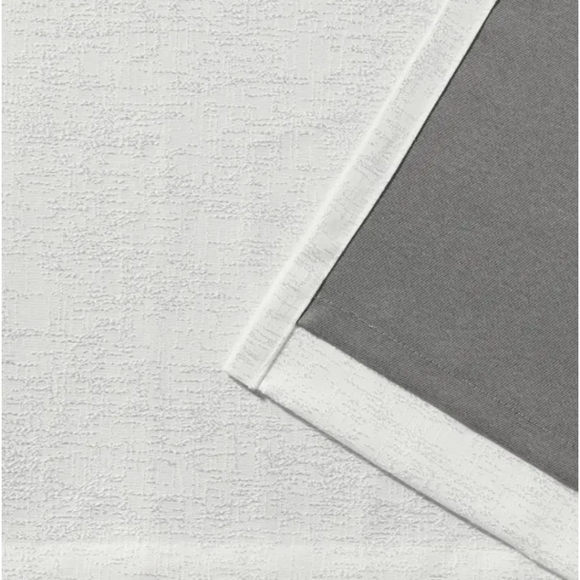 NWOT Exclusive Home Curtains Winter White Thermal Blackout 52" W x 108" L SET - Picture 2 of 8